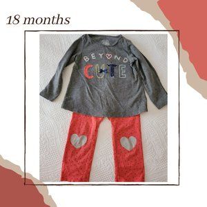 Two-piece set, 18 months